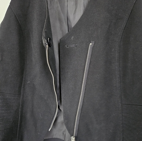 Vintage IDAO sleeveless  black vest with zipper - Picture 4 of 7